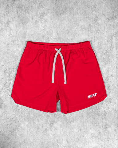 BENCHING SHORTS – CLASSIC / RED