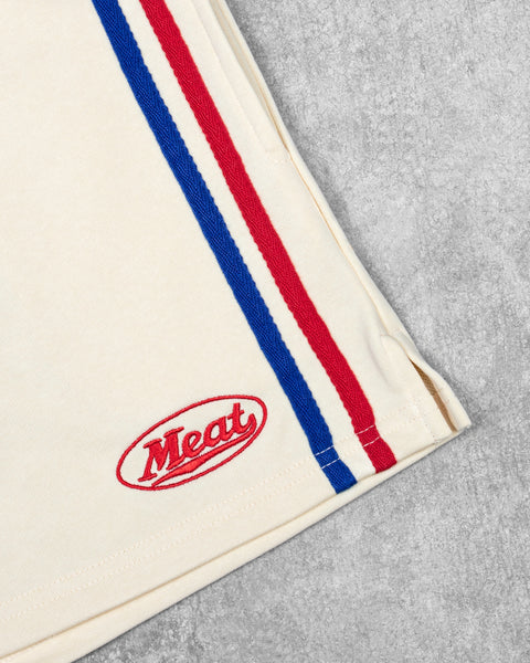 SQUATTING SHORTS – ATHLETIC / BEIGE WHITE