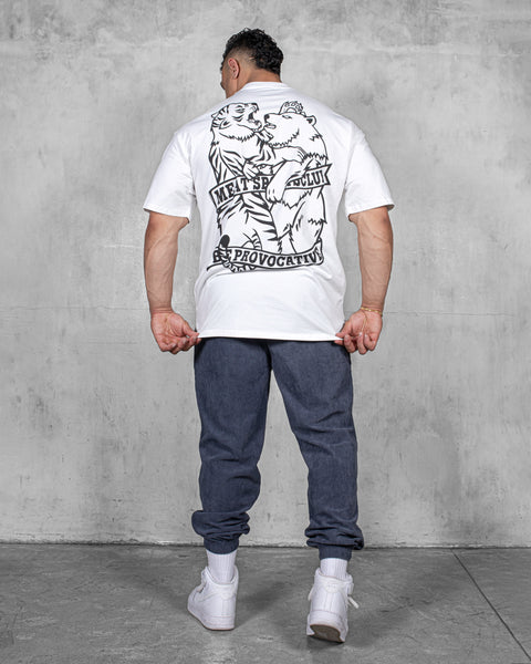OVERSIZED TRAINING TEE – CLUB / WHITE (BLACK)