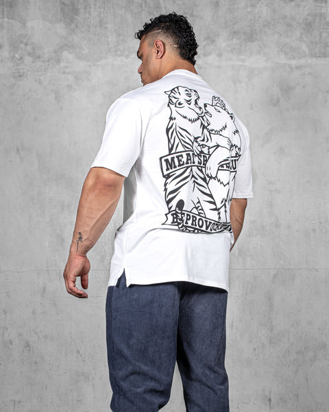OVERSIZED TRAINING TEE – CLUB / WHITE (BLACK)