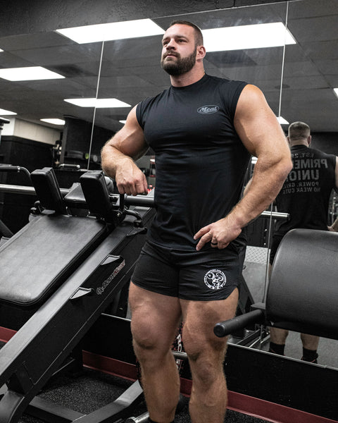 CUTOFF MUSCLE TEE - UNION / BLACK