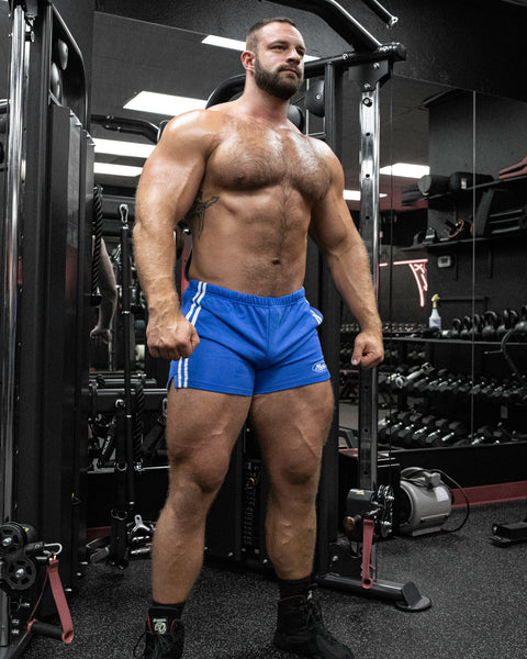 SQUATTING SHORTS – ATHLETIC / COBALT BLUE