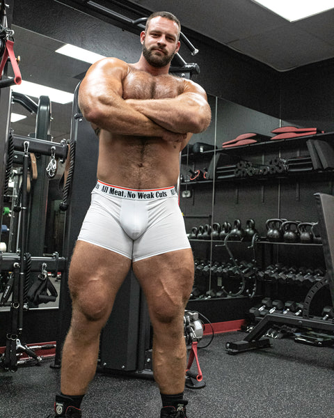 TRAINING BOXER BRIEF – SOLIDCUT / WHITE