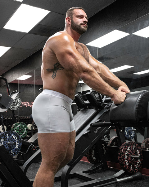 TRAINING BOXER BRIEF – LEGACY / LIGHT GREY