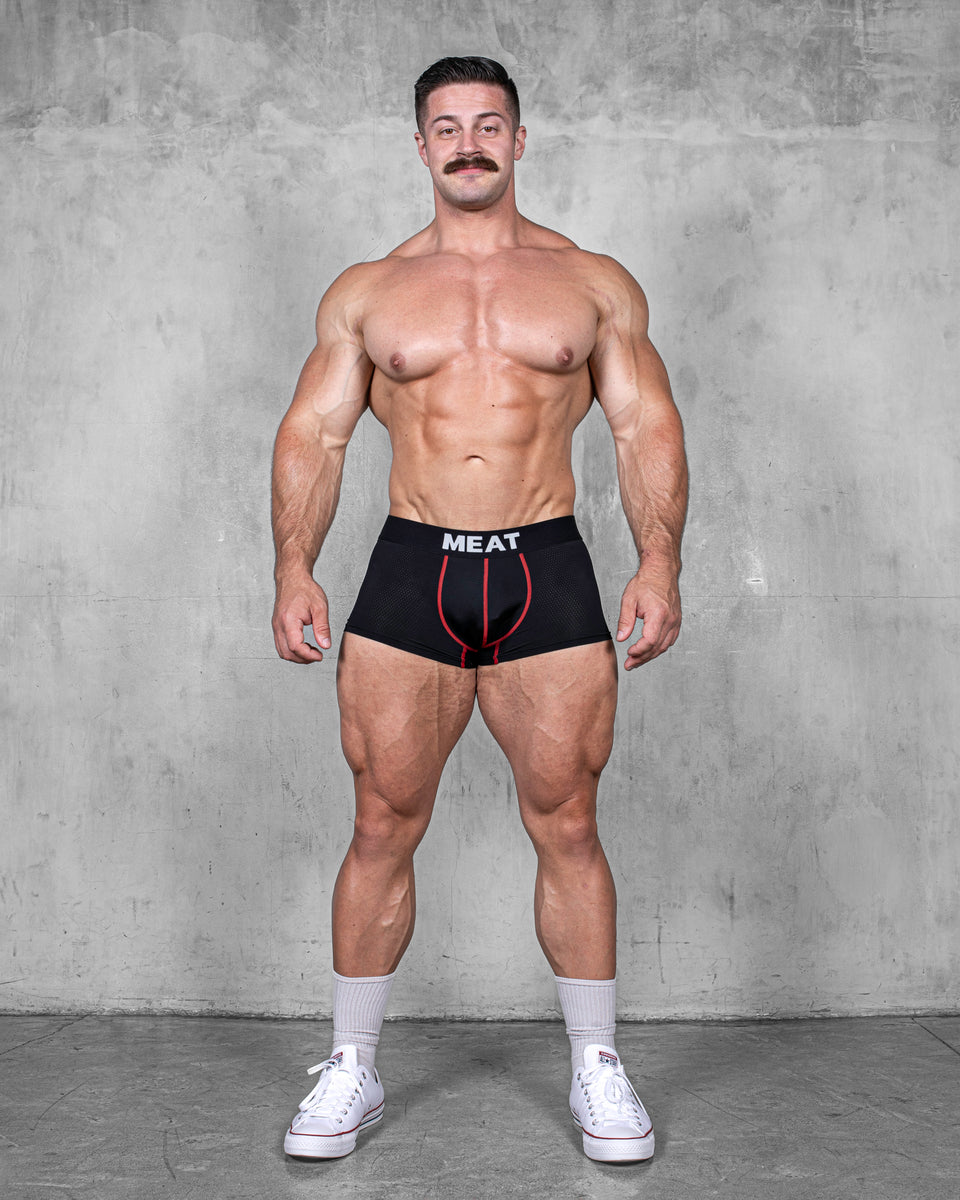 PERFORMANCE TRUNK – CLASSIC / BLACK – MEAT® SPORTSWEAR