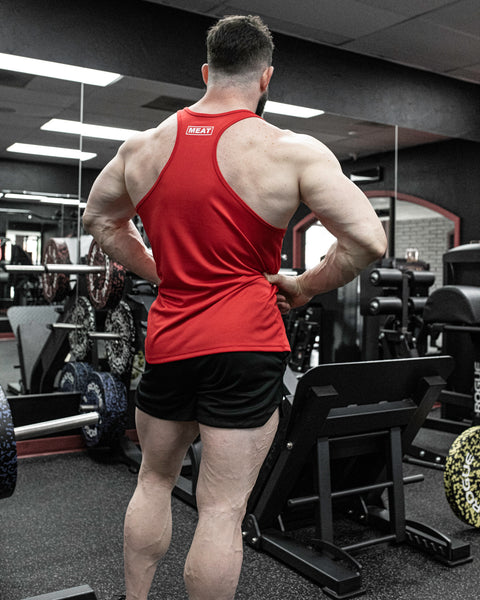 FLATBOTTOM STRINGER – MESH / RED