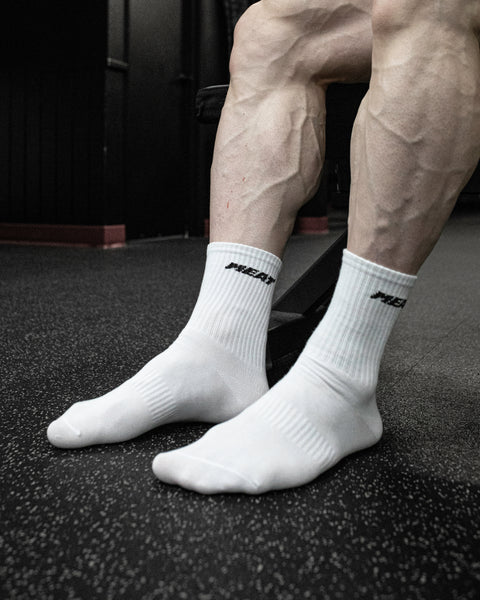 LIFTING CREW SOCKS – LEGACY / WHITE