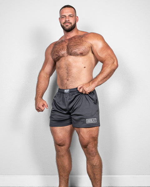 TRAINING SHORTS - PATCH / GREY