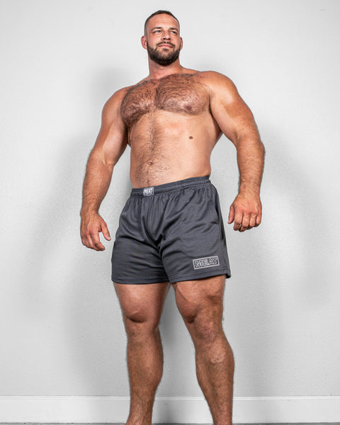 TRAINING SHORTS - PATCH / GREY