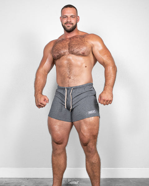 SQUATTING SHORTS – COTTON / GRAPHITE GREY