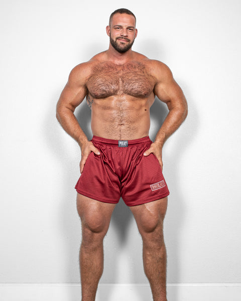 TRAINING SHORTS – PATCH / RED