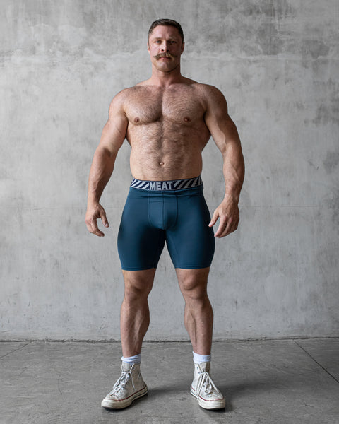 BASELAYER SHORTS – MESH / TEAL BLUE