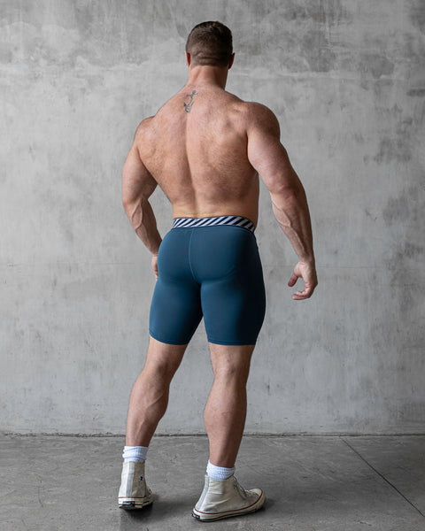 BASELAYER SHORTS – MESH / TEAL BLUE
