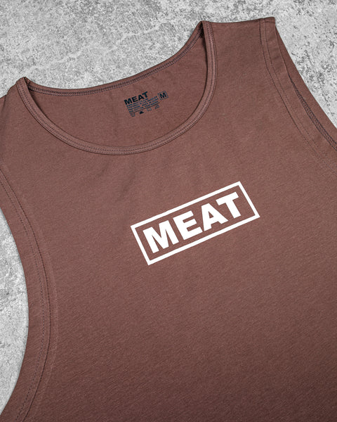 LOOSEFIT MUSCLE TANK – CLASSIC / BROWN