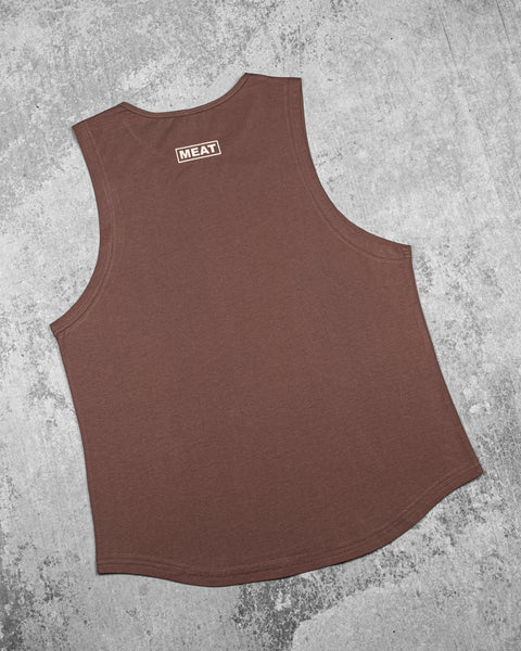 LOOSEFIT MUSCLE TANK – CLASSIC / BROWN