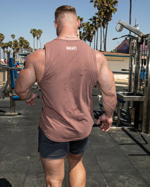 LOOSEFIT MUSCLE TANK – CLASSIC / BROWN
