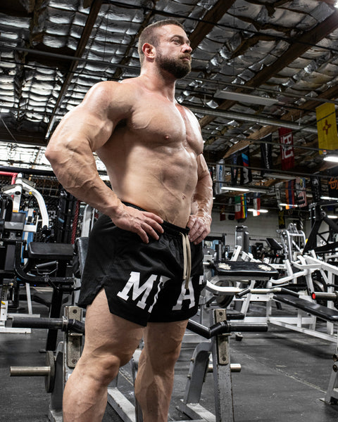 LIFTING SHORTS – WORDMARK / BLACK