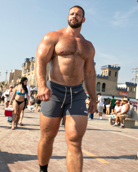 BENCHING SHORTS – CLASSIC / STEEL GREY