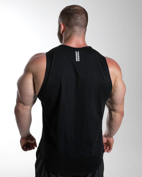LOOSEFIT MUSCLE TANK – FOUNDATION / BLACK