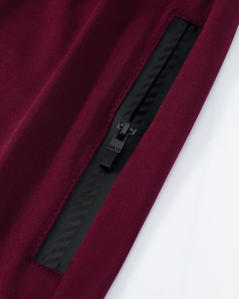 SQUATTING SHORTS – RETRO / BURGUNDY RED
