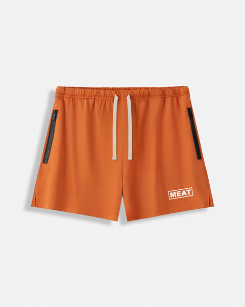 SQUATTING SHORTS – RETRO / AMBER ORANGE