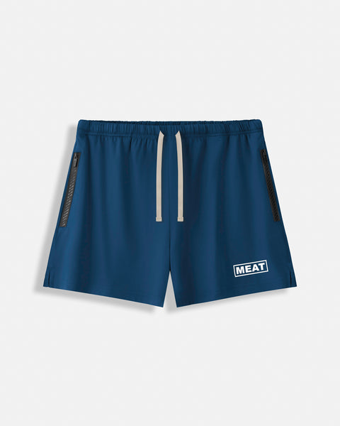 SQUATTING SHORTS – RETRO / AEGEAN BLUE