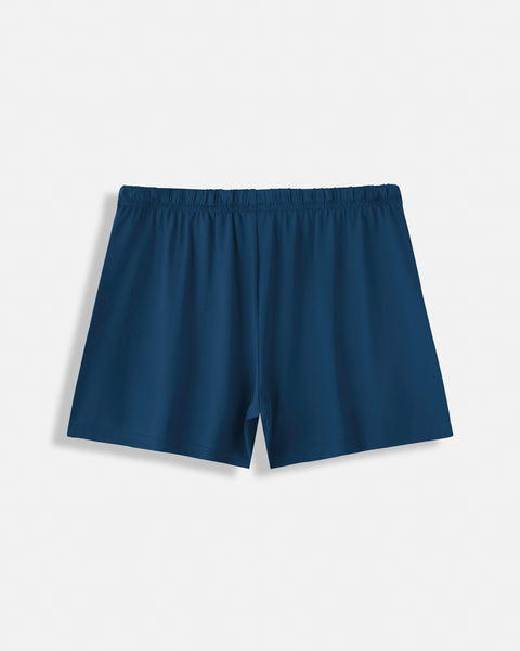SQUATTING SHORTS – RETRO / AEGEAN BLUE