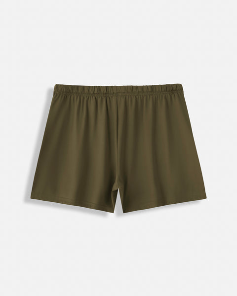 SQUATTING SHORTS – RETRO / JUNIPER GREEN