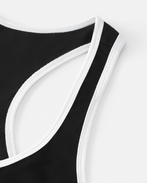 FLATBOTTOM STRINGER – ATHLETIC / BLACK