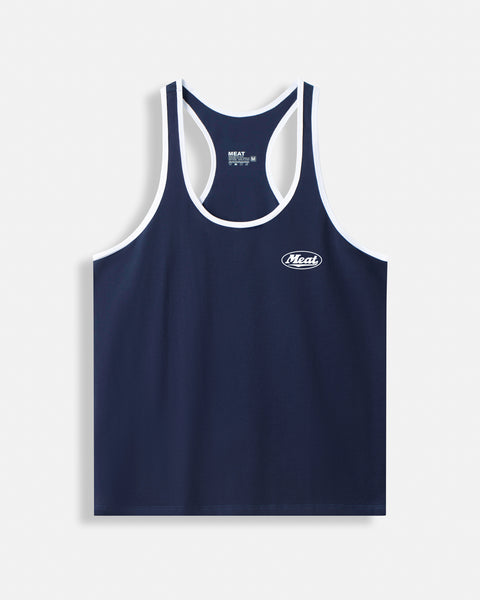 FLATBOTTOM STRINGER – ATHLETIC / NAVY BLUE