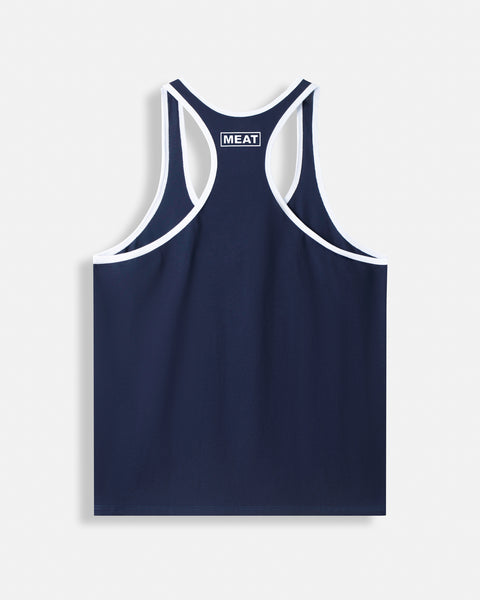 FLATBOTTOM STRINGER – ATHLETIC / NAVY BLUE
