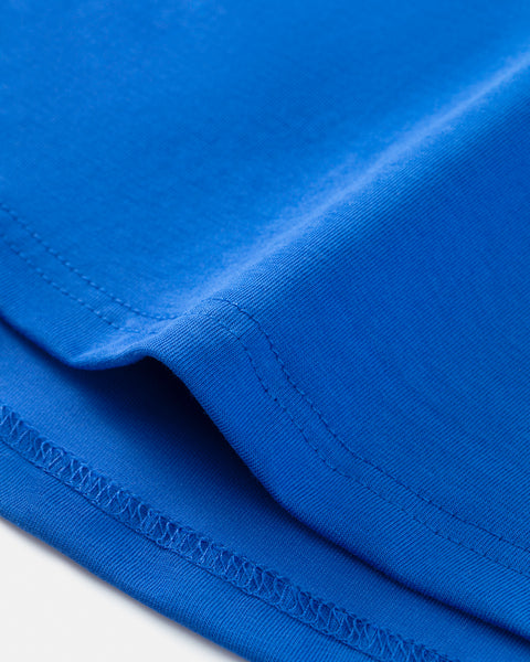 LOOSEFIT MUSCLE TANK – MOTORS / LAPIS BLUE