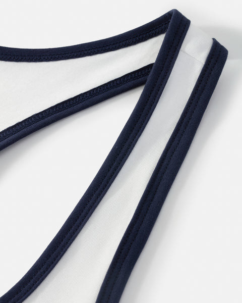 FLATBOTTOM STRINGER – ATHLETIC / WHITE