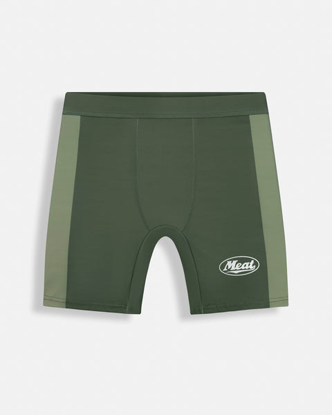 BODYBUILDING SHORTS – MOTORS / EDGE GREEN
