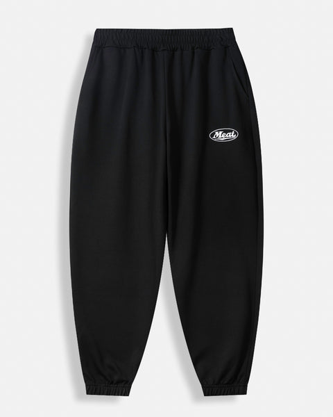 LOOSE TAPPERED JOGGERS – MOTORS / BLACK