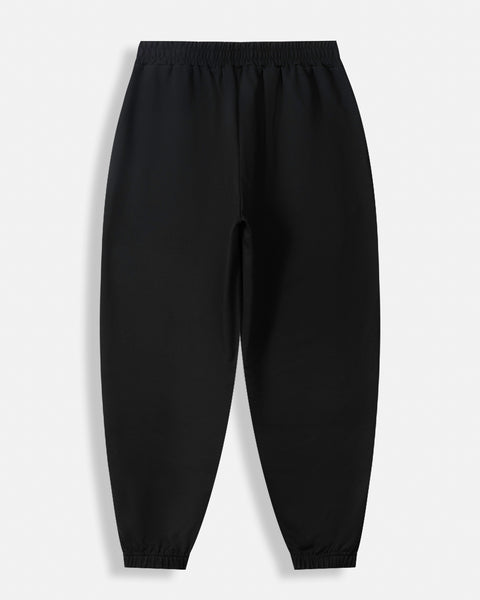 LOOSE TAPPERED JOGGERS – MOTORS / BLACK