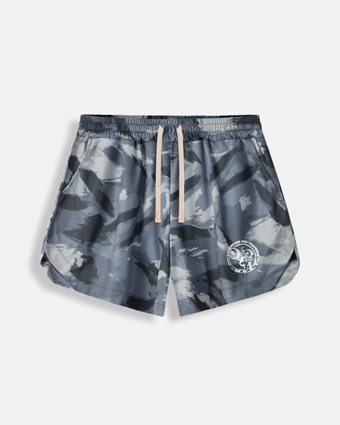 LIFTING SHORTS – PRINT / BRUSH CHARCOAL GREY
