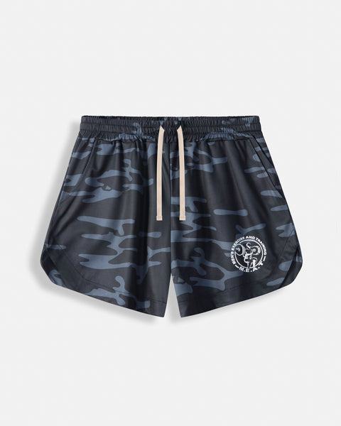 LIFTING SHORTS – PRINT / CAMO BLACK