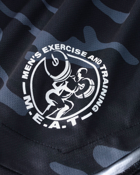 LIFTING SHORTS – PRINT / CAMO BLACK
