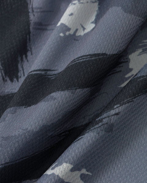 LIFTING SHORTS – PRINT / BRUSH CHARCOAL GREY