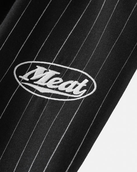 TAPERED JOGGERS – MOTORS / PINSTRIPE BLACK