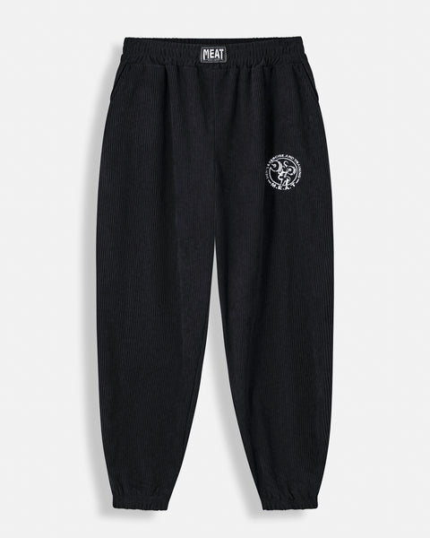 TAPERED JOGGERS – CORDUROY / BLACK