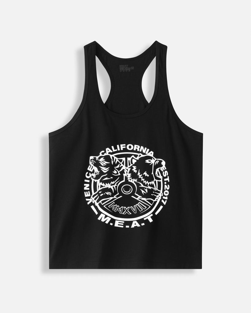 Stringer Front Bsack FLATBOTTOM STRINGER – ORIGIN / BLACK – MEAT® SPORTSWEAR
