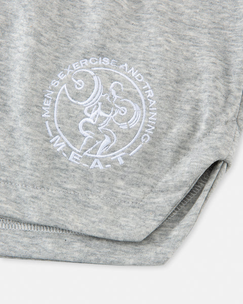 LIFTING SHORTS – COTTON / HEATHER GREY