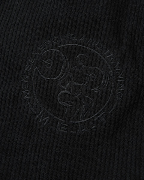 LIFTING SHORTS – CORDUROY / ALL BLACK