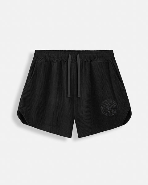 LIFTING SHORTS – CORDUROY / ALL BLACK