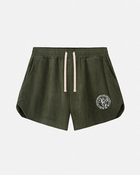 LIFTING SHORTS – CORDUROY / OLIVE GREEN