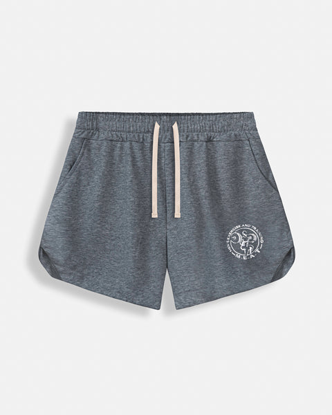 LIFTING SHORTS – COTTON / GRAPHITE GREY