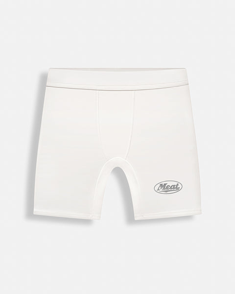 BODYBUILDING SHORTS – MOTORS / WHITE