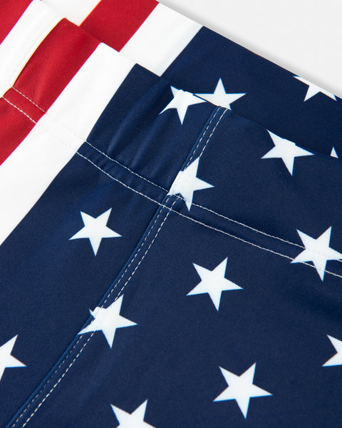 BODYBUILDING SHORTS – PRINT / CAMO FLAG